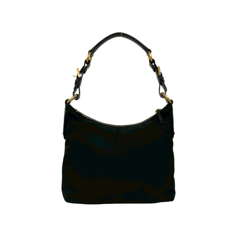 PRADA Black Leather Shoulder Bag - Picture 3 of 10